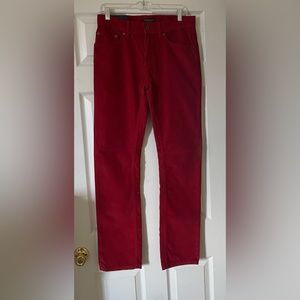 Red Corduroy Pants